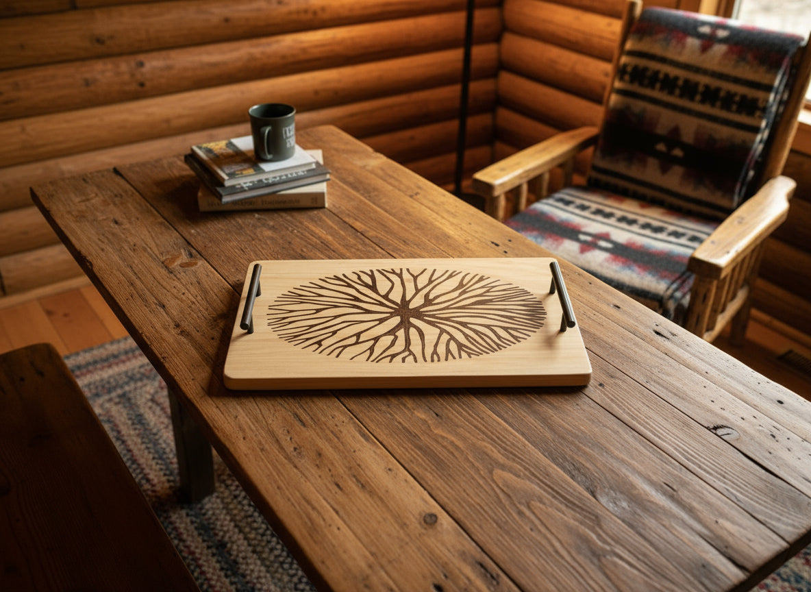 Tree Root Serving Tray